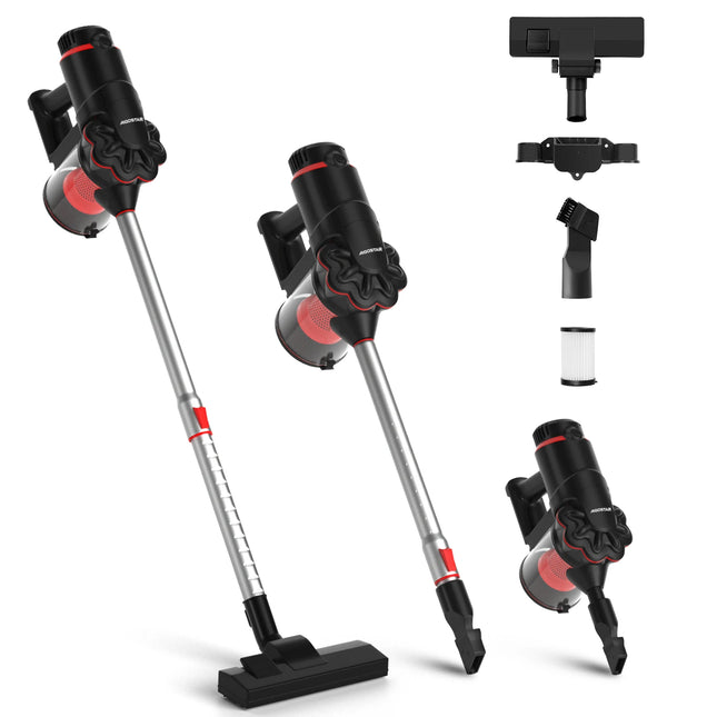 AIGOSTAR 3-in-1 600W Powerful 15 kpa Corded Vertical Vacuum Cleaner HEPA filter. Floor, carpet, pet hair.