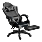 Gray/black with footrest