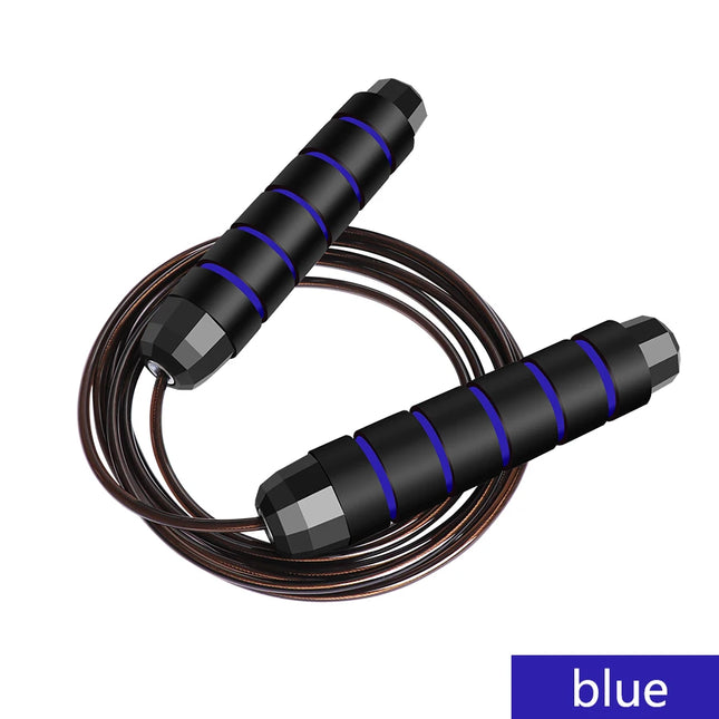 Adjustable Rapid Speed Jump Rope Steel Wire Skipping Rope Exercise Jumping Rope Fitness Workout Training Home Sport Equipment