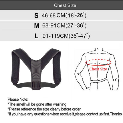 Adjustable Posture Corrector Preventing Humpback Protection Spine Pain Relief Correction Belt Women Men Back Shoulder Support