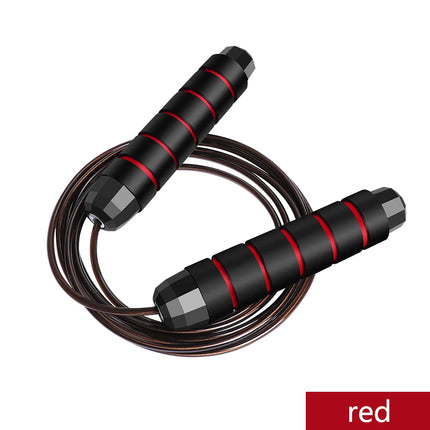 Adjustable Rapid Speed Jump Rope Steel Wire Skipping Rope Exercise Jumping Rope Fitness Workout Training Home Sport Equipment