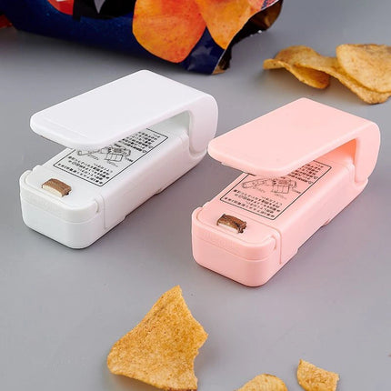 Mini Heat Vacuum Bag Sealing Machine Portable Handheld Package Sealer For Plastic Bags Food Saver Storage Kitchen Accessories