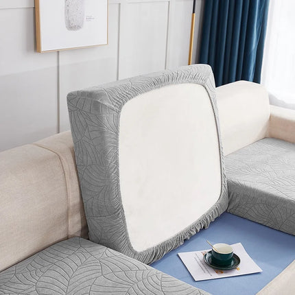 Waterproof Jacquard Sofa Seat Cushion Cover Furniture Protector for Pets Kids Stretch Sofa Cover Washable Removable Slipcover
