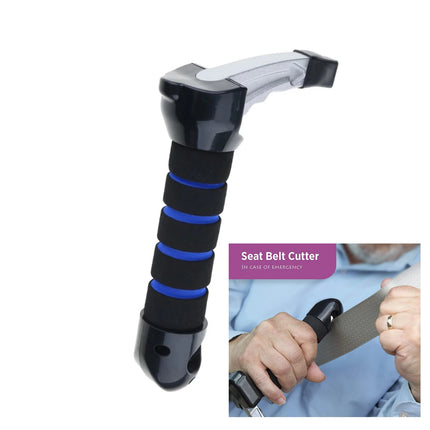 Car Accessories Non-Slip Elderly Vehicle Support Handle Car Door Handle Assist Bar With Easy Grip Standing Support Safety Hammer