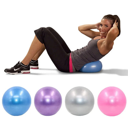 25cm Anti-Burst Yoga Ball Pilates Matte Surface Fitness Thickened Explosion-proof Durable PVC Pilate Balls Shape Body Legs Hips