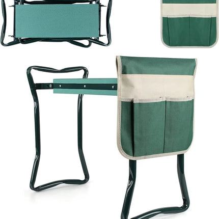 Garden Kneeler and Seat, Upgraded Folding Garden Kneeler and Seat, Upgraded Folding Garden Bench Portable with Foam EVA Kneeling