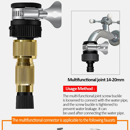 Car Rotary Wash Brush Kit 360 Degree Automatic Rotating Adjustable Dip Wash Brush High Pressure Washer for Vehicle Cleaning