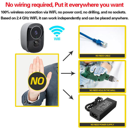 Smart Life 5MP Wifi Solar IP Camera Outdoor Home Color Night Vision Wireless Battery Powered CCTV Security Surveillance Camera