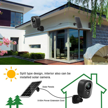 Smart Life Solar Wifi IP Camera 5MP outdoor Waterproof Tuya Wireless CCTV IP Camera Battery Powered Security Surveillance Camera