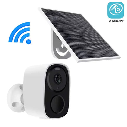 Solar camera security 5MP Battery Camera With 3W Full Color Night Vision Outdoor wifi surveillance camera security protection