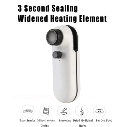 Mini Bag Sealer   Handheld Heat Vacuum Sealer 2 In 1 Bag Sealer And Cutter  Mini Sealing Machine Portable Food Storage