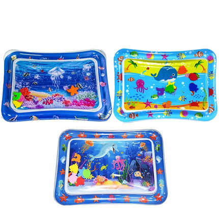 Baby Water Play Mat Inflatable Cushion PVC Infant Tummy Time Toddler Water Pad For Kids Early Education Developing Activity Toys
