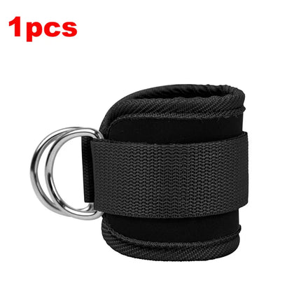 Cable Ankle Straps Double D-Ring Adjustable Ankle Cuffs For Gym Workouts Glutes Legs Strength Training Brace Support Sport
