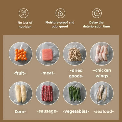 Food Sealing Portable Home Vacuum Kitchen Helper 220V Automatic Packaging Machine Food Vacuum Sealing Machine