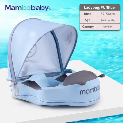 Mambobaby Non-inflatable Baby Float Car Waist Float Lying Swimming Ring Floats Water Pool Accessories Infant