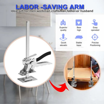 Multifunction Hand Lifting Tool Labor-Saving Arm Jack Door Lifting Cabinet Board Height Adjuster Anti-Slip Hand Elevator Tools