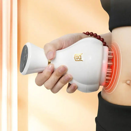 Electric Massage Scraping Body Massage Smart Electric Vacuum Cupping Heating Suction Cup Device Back Neck Arm Massger