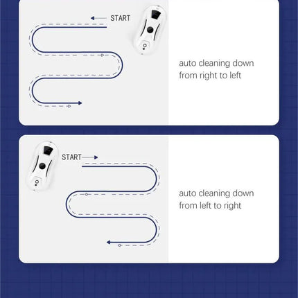 Smart Window Cleaning Robot Electric Intelligent Glass limpiacristales Robot Vacuum Cleaner for Window Remote Control for Home