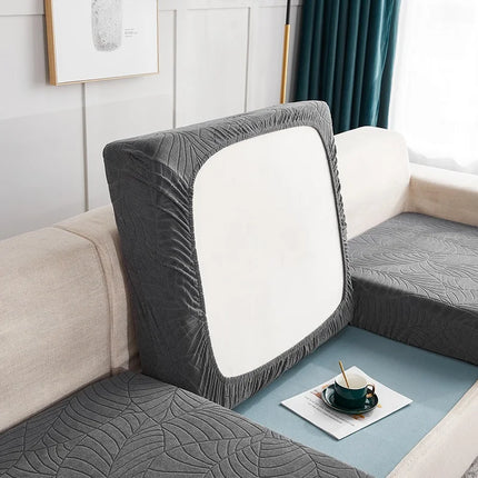 Waterproof Jacquard Sofa Seat Cushion Cover Furniture Protector for Pets Kids Stretch Sofa Cover Washable Removable Slipcover