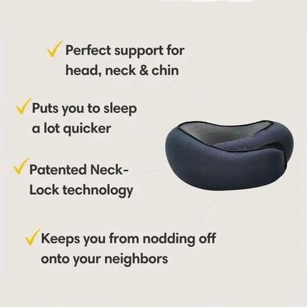 Memory Foam Neck Pillow Cervical Vertebra Travel Portable Noon Break Aircraft U Type Of Pillow Sleep Camping Pillow Carry Bag