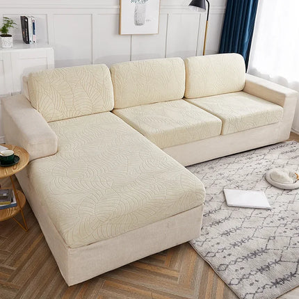 Waterproof Jacquard Sofa Seat Cushion Cover Furniture Protector for Pets Kids Stretch Sofa Cover Washable Removable Slipcover