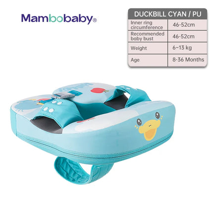 Mambobaby Baby Float With Crotch Strap Waist Infant Swimming Circle Non-Inflatable Pool Accessories 1 2 3 Years Water Game Toys