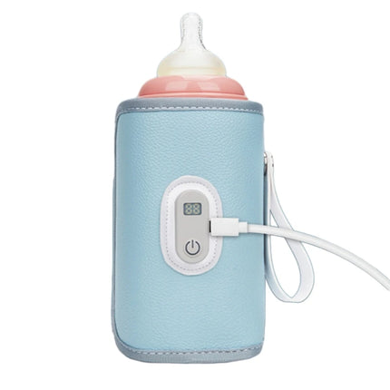 Baby Feeding Bottle Sleeve with Digital Display, Portable Milk Bottle Warmer Multifunctional Constant Temperature Sleeve A2UB