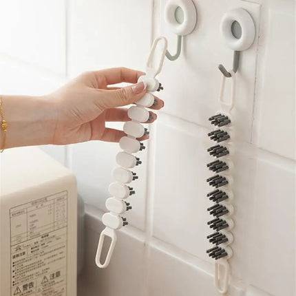 Brush Innovative Convenient Multifunction Bendable Flexible Tool U-shaped Gap Portable Sanitary Clean Bendable Crevice Brush