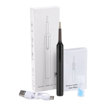 Smart Visual Ear Cleaner Ear Sticks Otoscope Type-C Charging Endoscope Wax Removal Tool Earpick MIni Camera Health Care Set