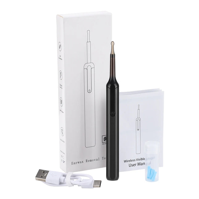 Smart Visual Ear Cleaner Ear Sticks Otoscope Type-C Charging Endoscope Wax Removal Tool Earpick MIni Camera Health Care Set
