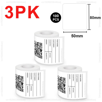 P50 Label Maker Mini Portable Thermal Printer Self-adhesive Label Printer Similar as Marklife P50 E210 M110 Print Label Sticker