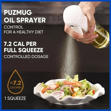 Kitchen Oil Spray Bottle Cooking Olive Oil Sprayer 200/300/500ML Pneumatic Spray Bottle Fitness Barbecue Spray Oil Dispenser
