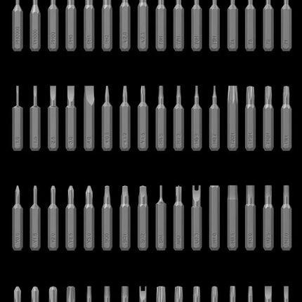 Mini Precision Electric Screwdriver Set 68 in 1 Power Repair Tool with 64 Magnetic Torx Phillips Drill Bits 5 Torque Settings