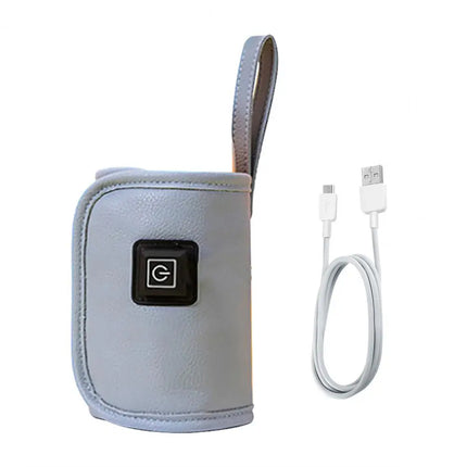 Baby Milk Warmer Digital Display Baby Bag USB Nursing Bottle Heater Portable Baby Bottle Warmer Thermal Bag for Travel Outdoor