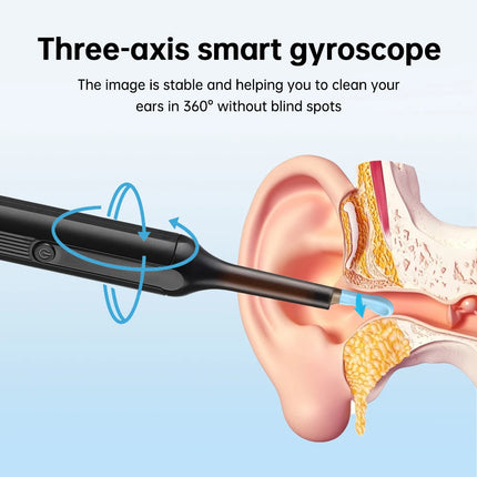Smart Visual Ear Cleaner Ear Sticks Otoscope Type-C Charging Endoscope Wax Removal Tool Earpick MIni Camera Health Care Set