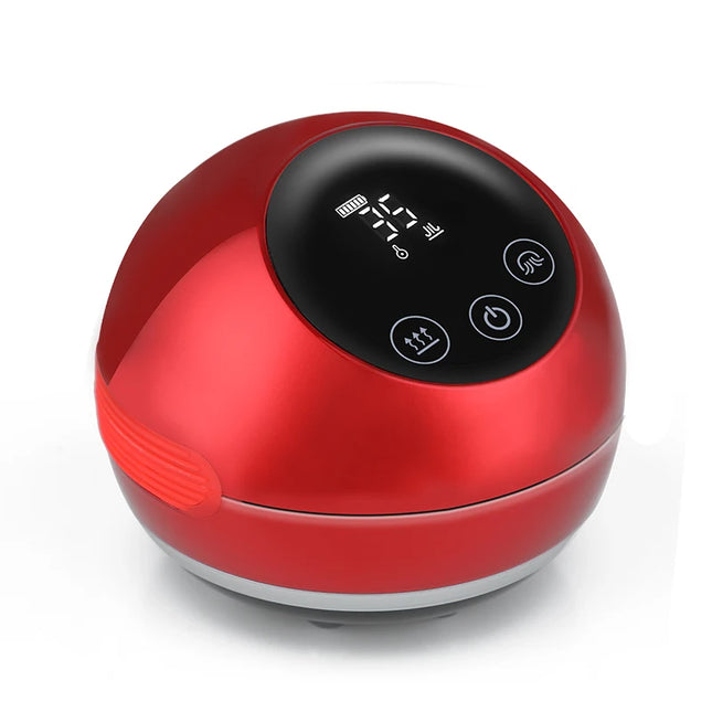 Body Scraping Massage Smart Electric Vacuum Cupping Heating Suction Cup Device Back Neck Arm Massger
