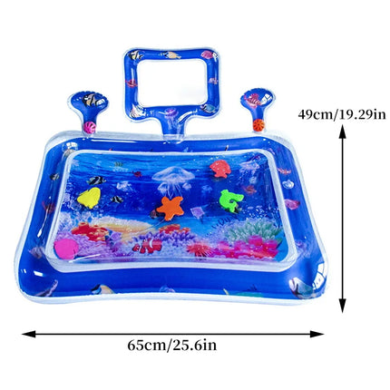 New Baby Water Mat With Mirror Inflatable Infant Toddler Water Play Mat Early Education Developing Summer Toy