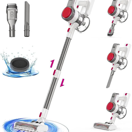 Redkey RK1 Cordless Vacuum Cleaner 22kpa Powerful Suction Cordless Vacuum Cleaner LED Display 250W Wireless Stick Vacuum Cleaner