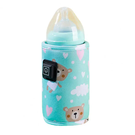 Baby Milk Warmer Digital Display Baby Bag USB Nursing Bottle Heater Portable Baby Bottle Warmer Thermal Bag for Travel Outdoor