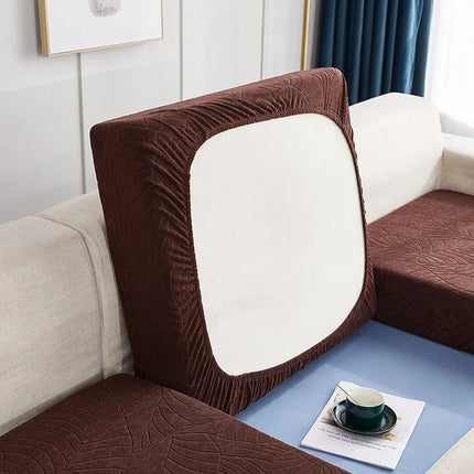 Waterproof Jacquard Sofa Seat Cushion Cover Furniture Protector for Pets Kids Stretch Sofa Cover Washable Removable Slipcover