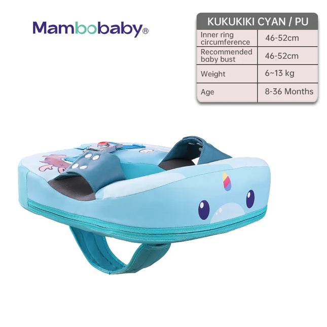Mambobaby Baby Float With Crotch Strap Waist Infant Swimming Circle Non-Inflatable Pool Accessories 1 2 3 Years Water Game Toys