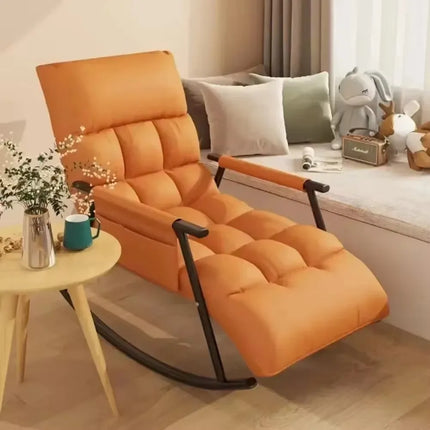 Lazy Rocking Chair Living Room Light Luxury Rocking Chairs Comfort Detachable Recliner Sofas Modern Minimalist Rocking Chair