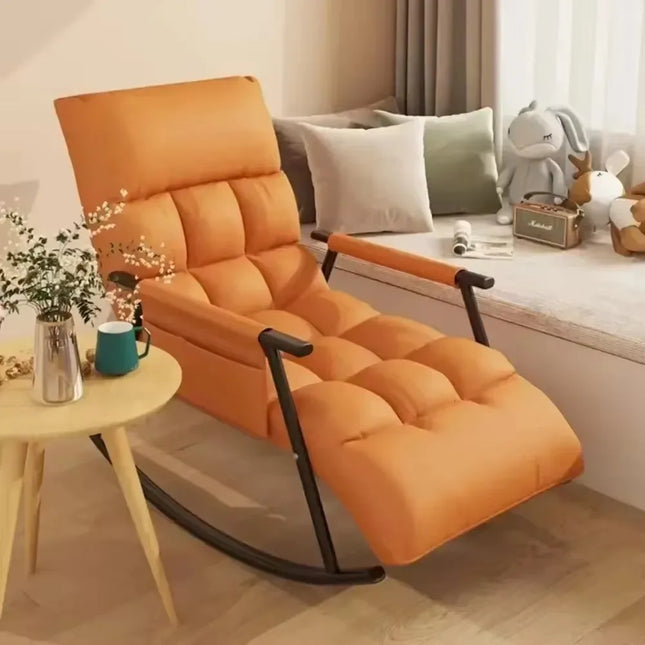 Lazy Rocking Chair Living Room Light Luxury Rocking Chairs Comfort Detachable Recliner Sofas Modern Minimalist Rocking Chair