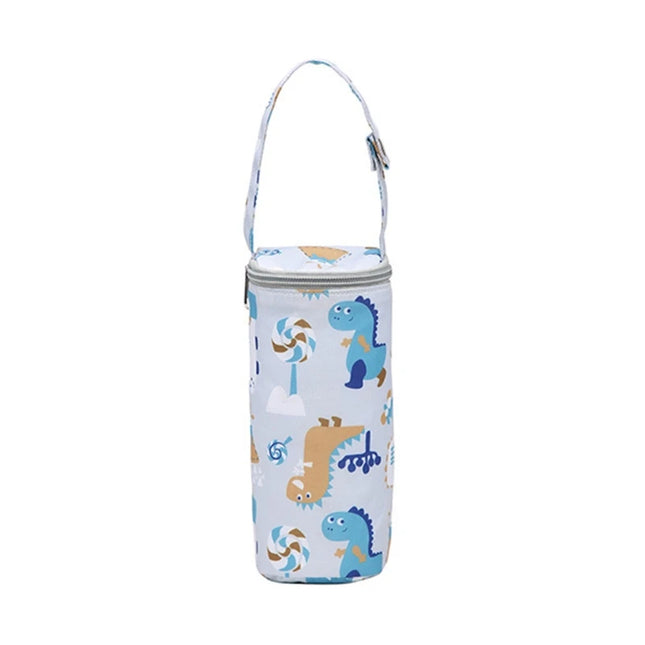 Baby Milk Bottle Insulation Bags Cartoon Portable Waterproof Feeding Bottle Thermal Bag Milk Warmer Cooler Stroller Hang Bags