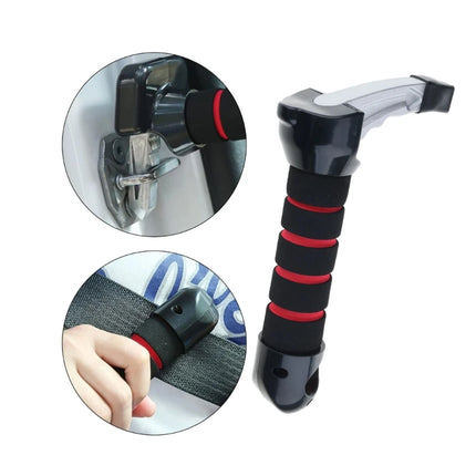 Car Accessories Non-Slip Elderly Vehicle Support Handle Car Door Handle Assist Bar With Easy Grip Standing Support Safety Hammer