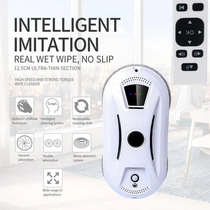 Smart Window Cleaning Robot Electric Intelligent Glass limpiacristales Robot Vacuum Cleaner for Window Remote Control for Home