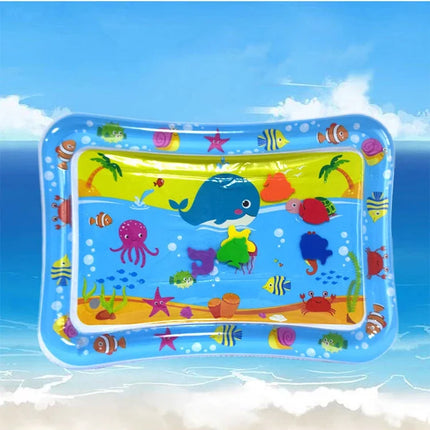 Baby Water Play Mat Inflatable Cushion PVC Infant Tummy Time Toddler Water Pad For Kids Early Education Developing Activity Toys