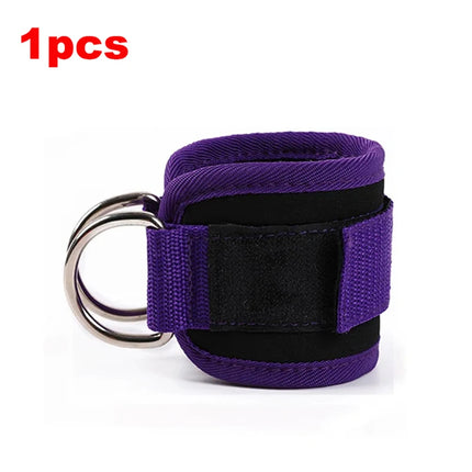 Cable Ankle Straps Double D-Ring Adjustable Ankle Cuffs For Gym Workouts Glutes Legs Strength Training Brace Support Sport