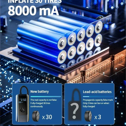 Xiaomi 12000mAh Wireless Portable Car Air Pumps Compressor 12V 150PSI Electric Tire Inflator Pump For Car Motorcycle Balls Hot