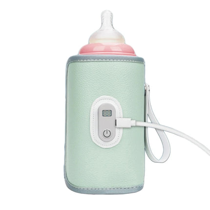 Baby Feeding Bottle Sleeve with Digital Display, Portable Milk Bottle Warmer Multifunctional Constant Temperature Sleeve A2UB